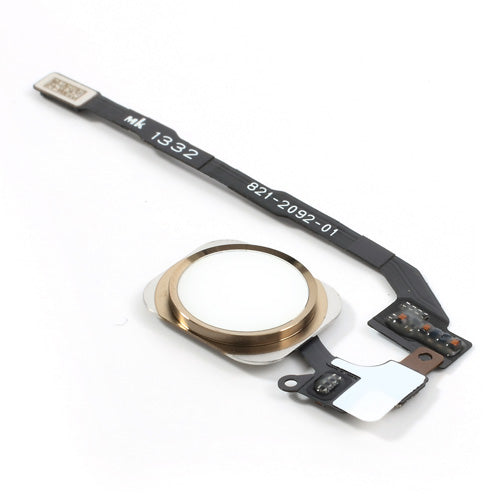 Champagne Gold Color for iPhone 5s Home Button with PCB Membrane Flex Cable (OEM)