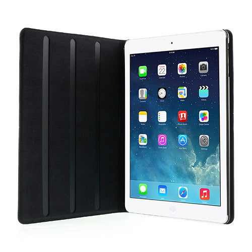 For iPad Air 5 Doormoon Genuine Leather Folio Case Stand