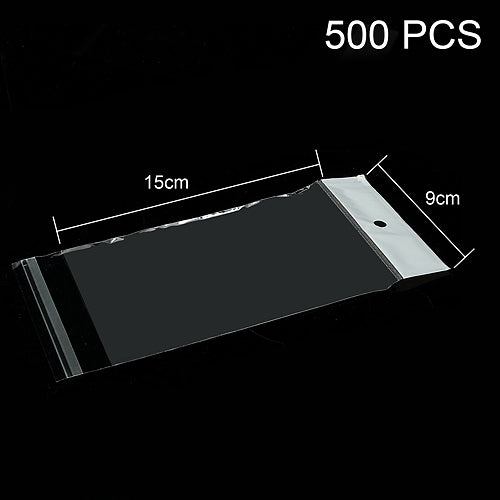 500pcs/lot Transparent PE Packing Bags for Samsung Galaxy Note 3 2 / LG G2, Size: 15 x 9cm