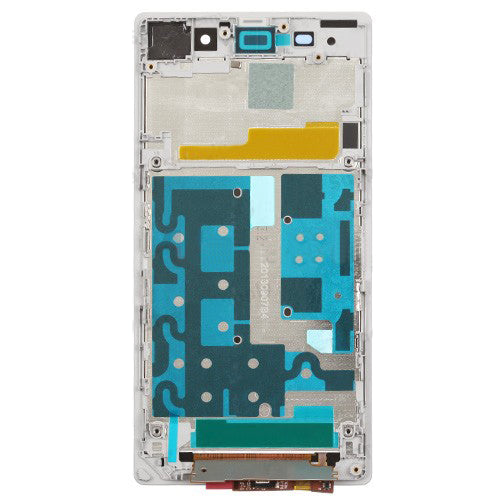White OEM LCD Screen and Digitizer Assembly with Front Housing for Sony Xperia Z1 L39h C6903 Honami