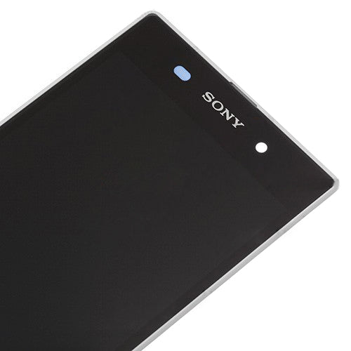 White OEM LCD Screen and Digitizer Assembly with Front Housing for Sony Xperia Z1 L39h C6903 Honami