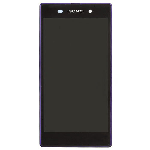 Purple OEM LCD Screen and Digitizer Assembly with Front Housing for Sony Xperia Z1 L39h C6903 Honami