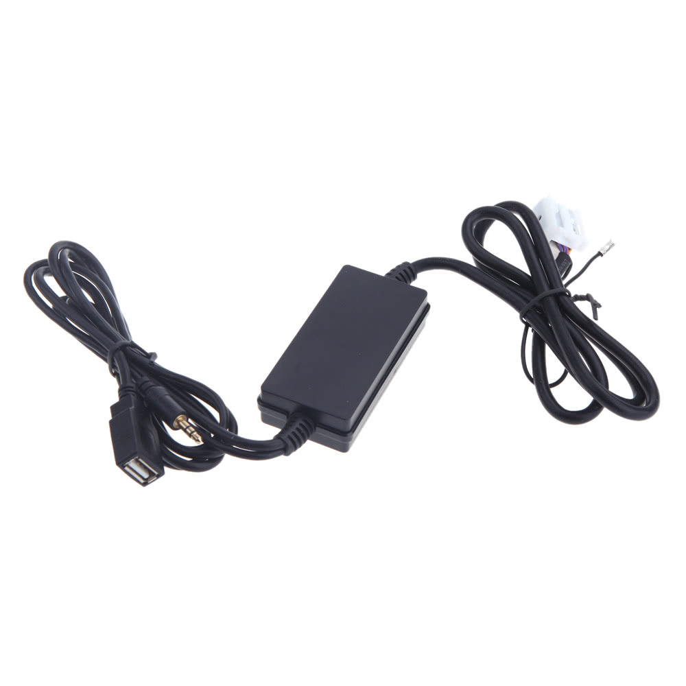 12V Auto Car USB Aux-in Adapter MP3 Player Radio Vehicle 12Pin Interface for VW Audi Skoda Seat