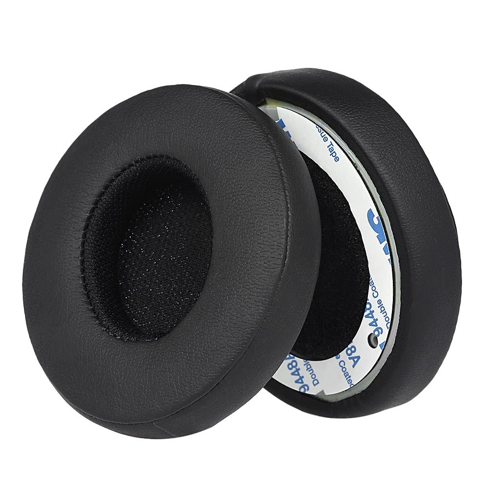 2Pcs Replacement Earpads Headsets Soft Ear Pad Cushion for Beats Solo 2 / 3 Wireless Headphones