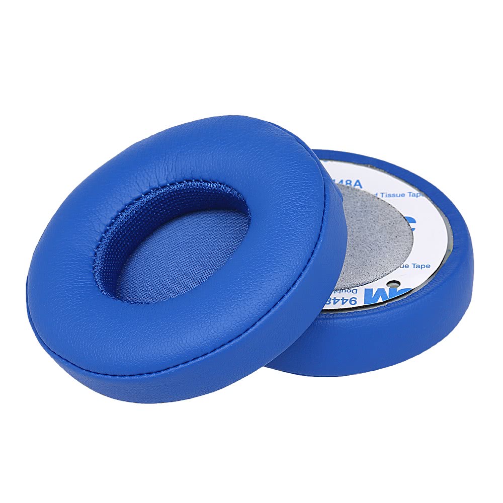 2Pcs Replacement Earpads Headsets Soft Ear Pad Cushion for Beats Solo 2 / 3 Wireless Headphones