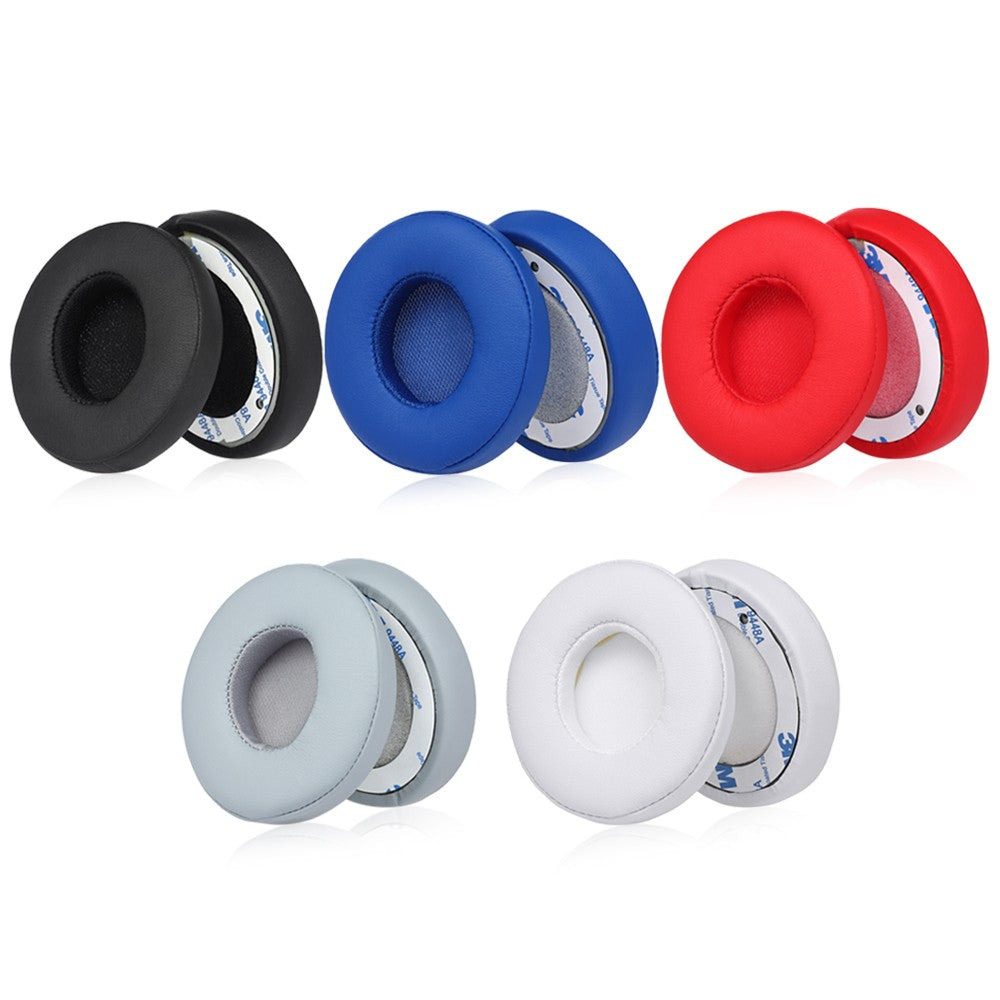 2Pcs Replacement Earpads Headsets Soft Ear Pad Cushion for Beats Solo 2 / 3 Wireless Headphones