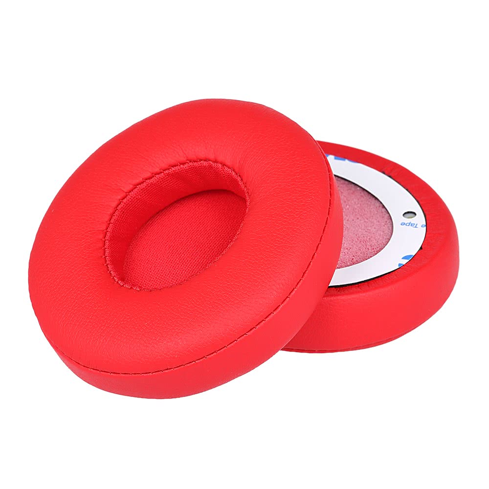2Pcs Replacement Earpads Headsets Soft Ear Pad Cushion for Beats Solo 2 / 3 Wireless Headphones