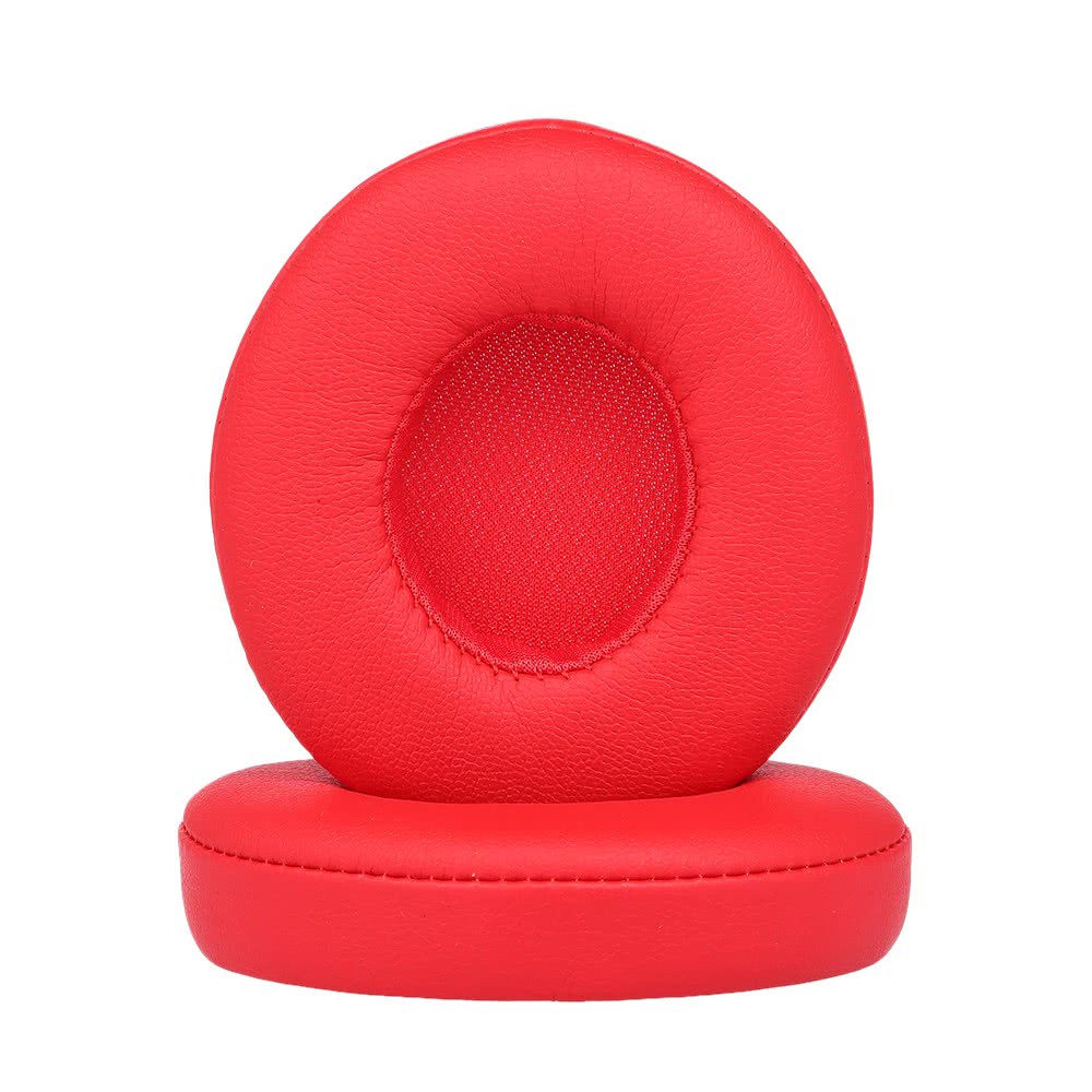 2Pcs Replacement Earpads Headsets Soft Ear Pad Cushion for Beats Solo 2 / 3 Wireless Headphones