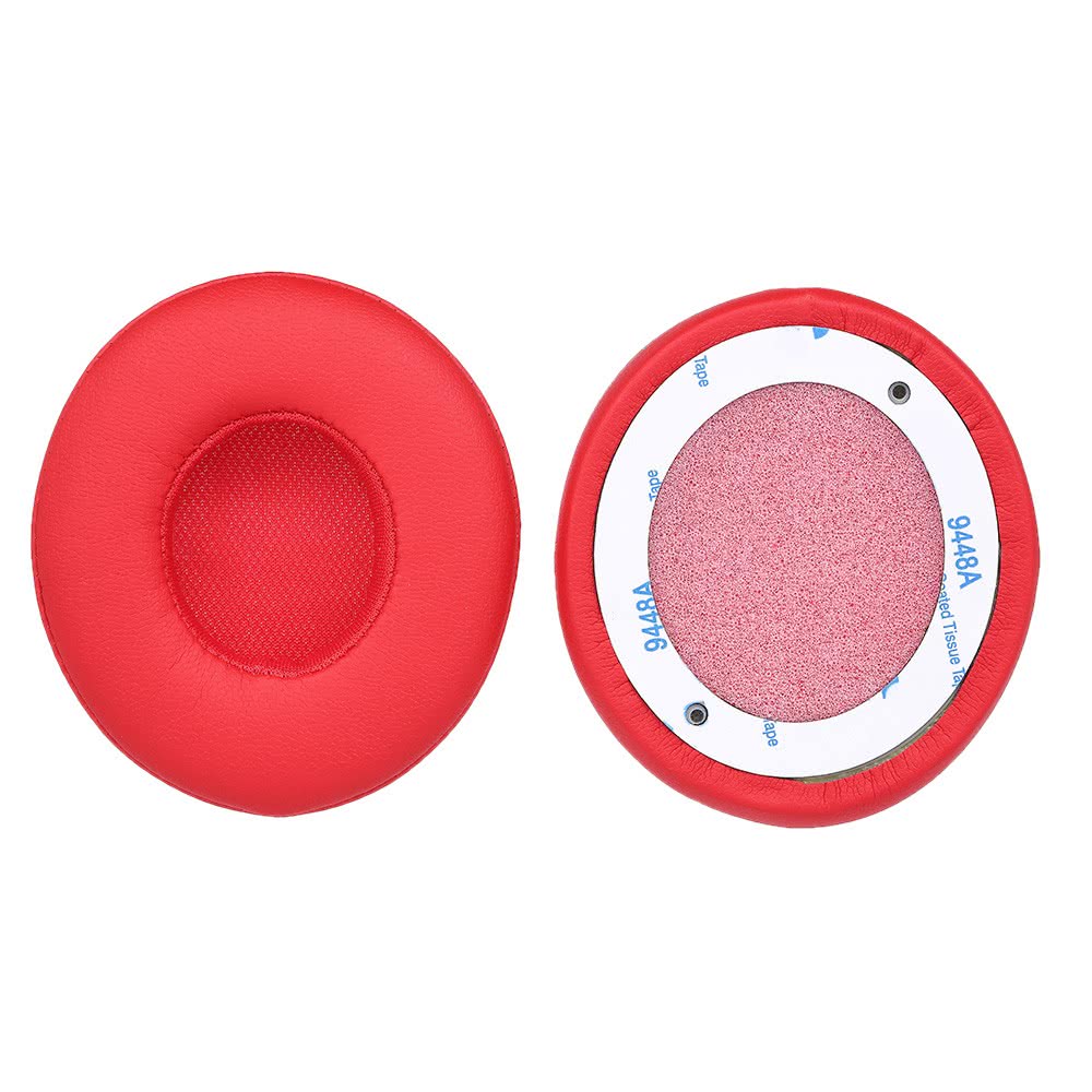 2Pcs Replacement Earpads Headsets Soft Ear Pad Cushion for Beats Solo 2 / 3 Wireless Headphones