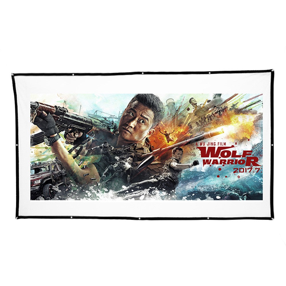 H150 Foldable 16:9 150 Inch Portable Projector Screen