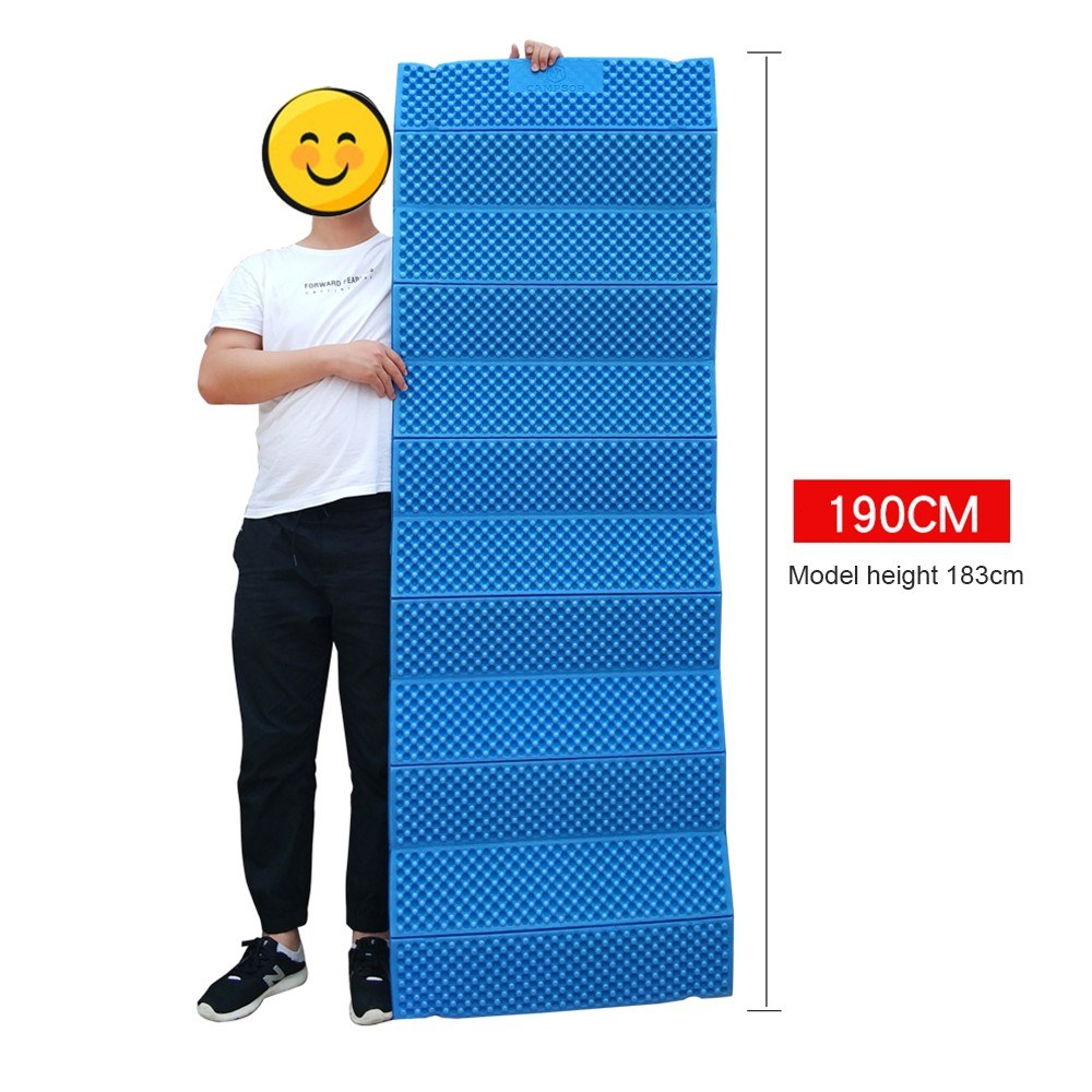 190x57cm Camping Mat Sleeping Folding Pad Backpacking Sitting XPE Cushion Seat Pad for Camping Hiking Picnic