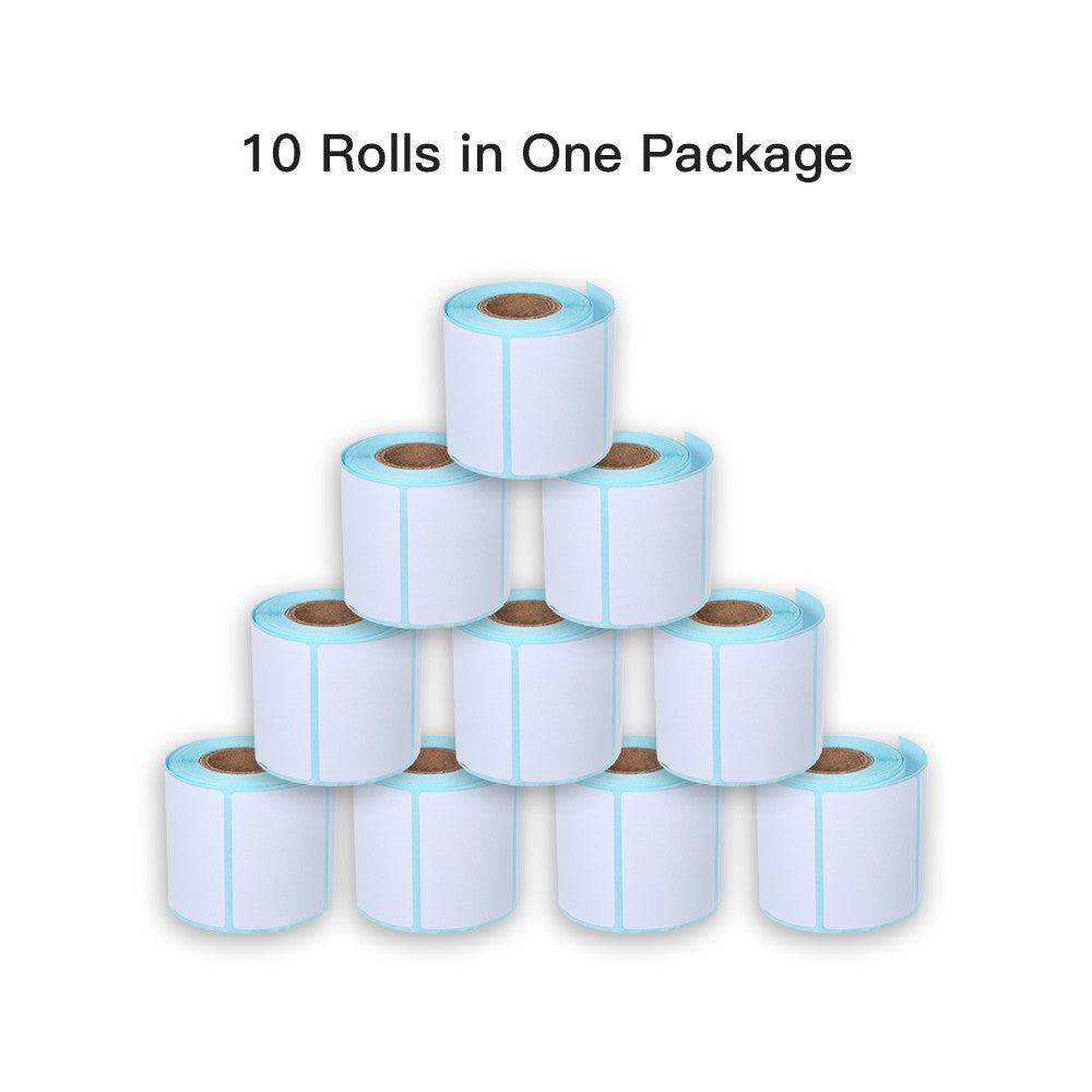 10 Rolls/Pack Thermal Label Sticker Waterproof Oil-proof Wine-proof 30x20mm Strong Adhesive Sticker 300PCS/Roll