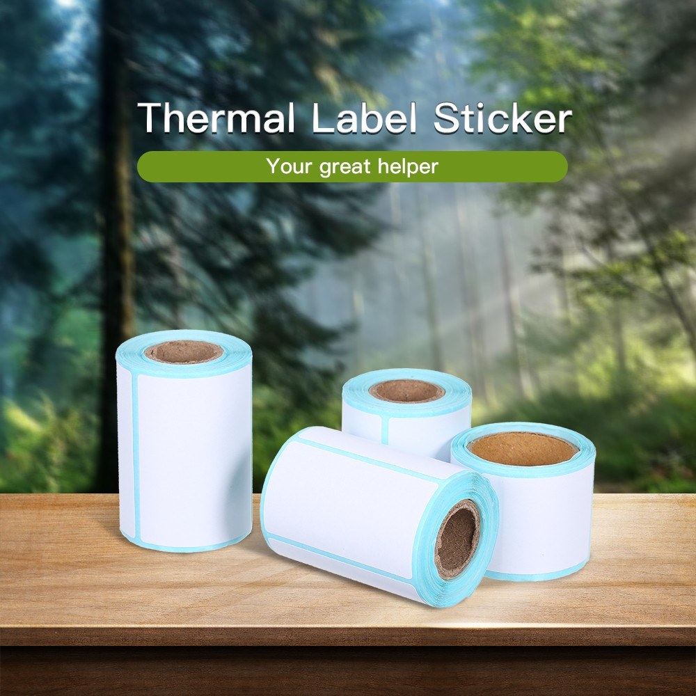 10 Rolls/Pack Thermal Label Sticker Waterproof Oil-proof Wine-proof 30x20mm Strong Adhesive Sticker 300PCS/Roll
