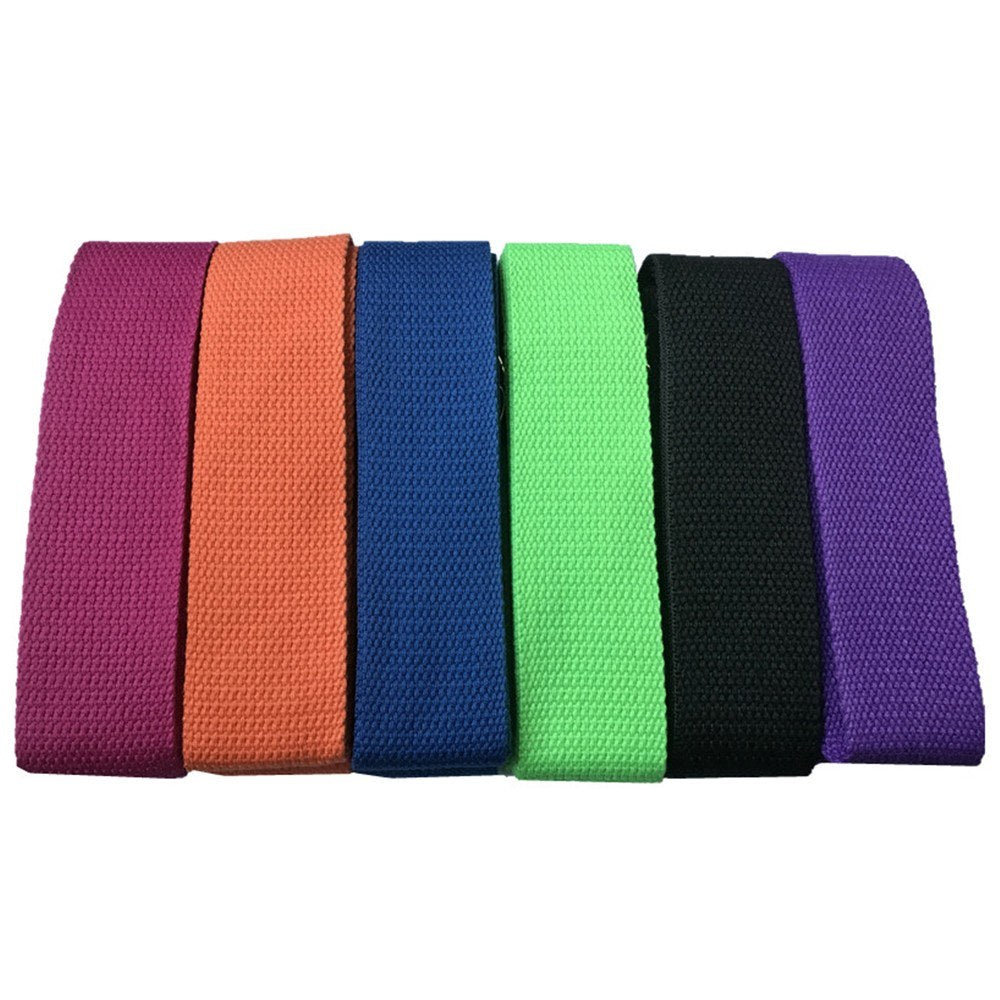 1 Set Yoga Equipment Kit Pilates Ring Yoga Cotton Strap Resistance Loop Band Stretching Strap Set