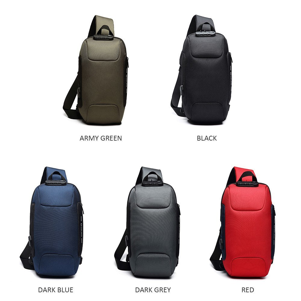 Men Camping Hiking Outdoor Shoulder Bag