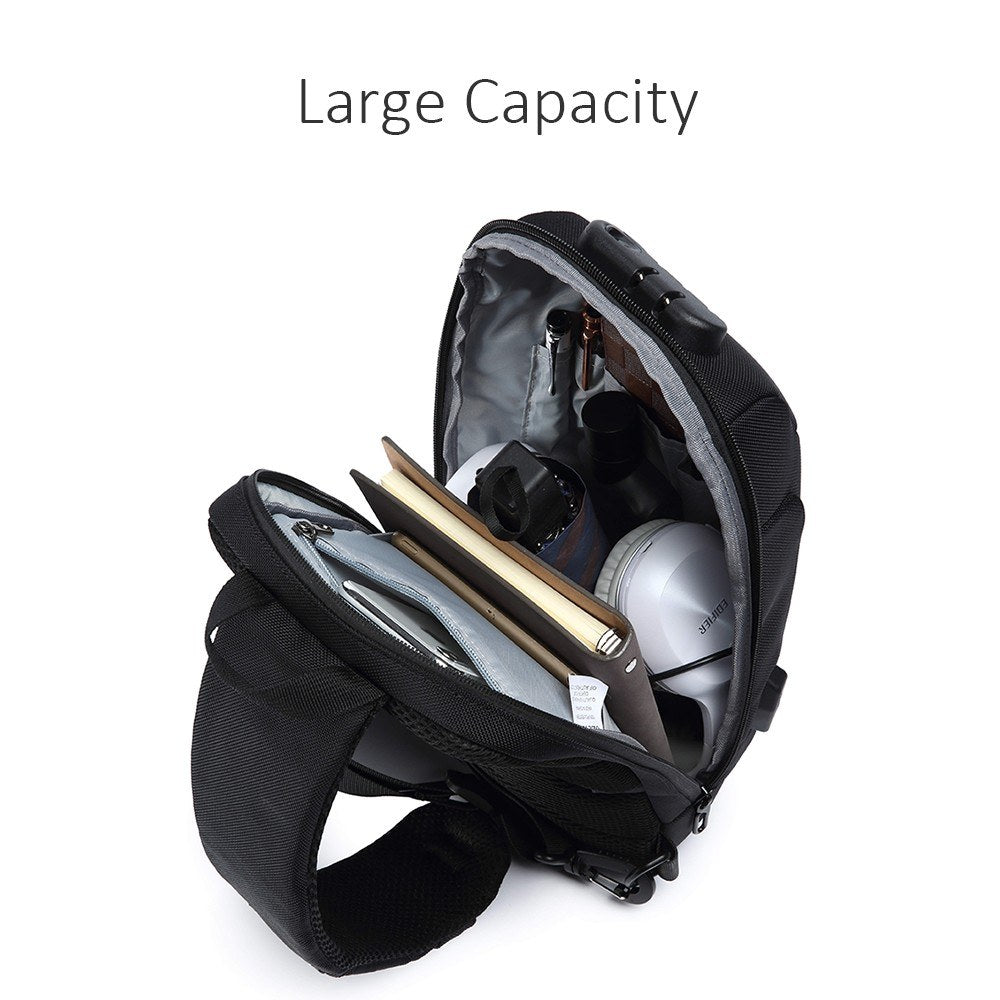 Men Camping Hiking Outdoor Shoulder Bag