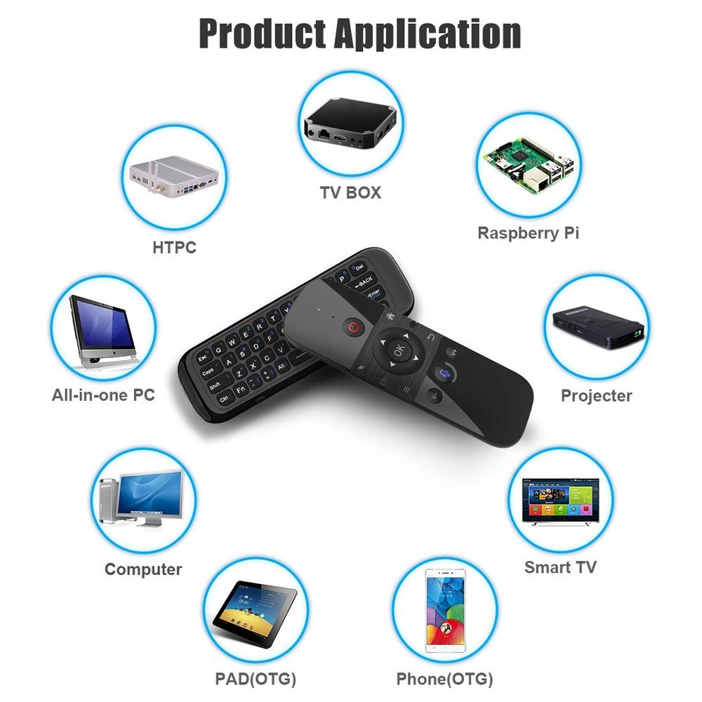 2.4G Air Mouse Wireless Keyboard Voice Control Remote Controller for Smart TV Android TV BOX PC