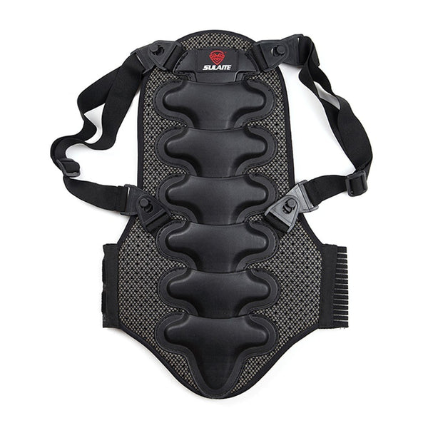 Motorcycle Back Protector for Mountain Biking Skating Skiing Detachable Thick EVA Protection Back Pad Cushion