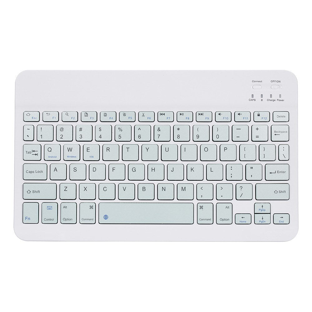 10-inch Wireless BT Keyboard Three-system Universal Colorful Rechargeable BT Keyboard
