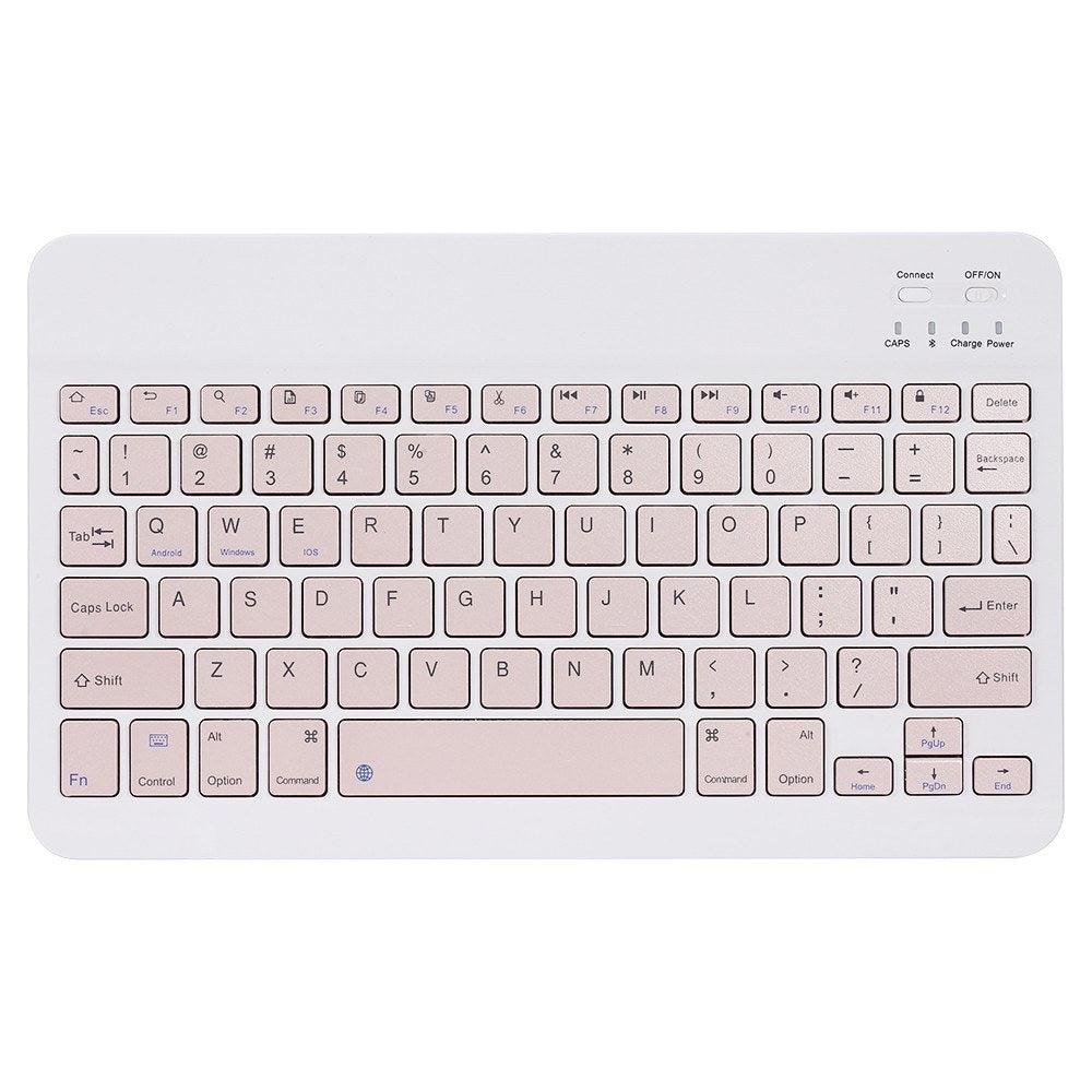 10-inch Wireless BT Keyboard Three-system Universal Colorful Rechargeable BT Keyboard