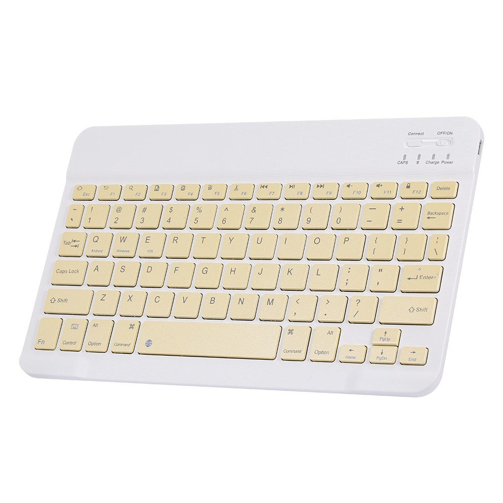 10-inch Wireless BT Keyboard Three-system Universal Colorful Rechargeable BT Keyboard