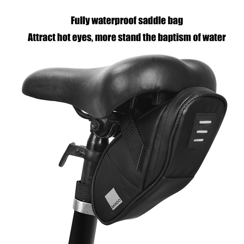 132054 Mountain Road Cycling Bike Bicycle Strap-on Rear Seat Saddle Bag