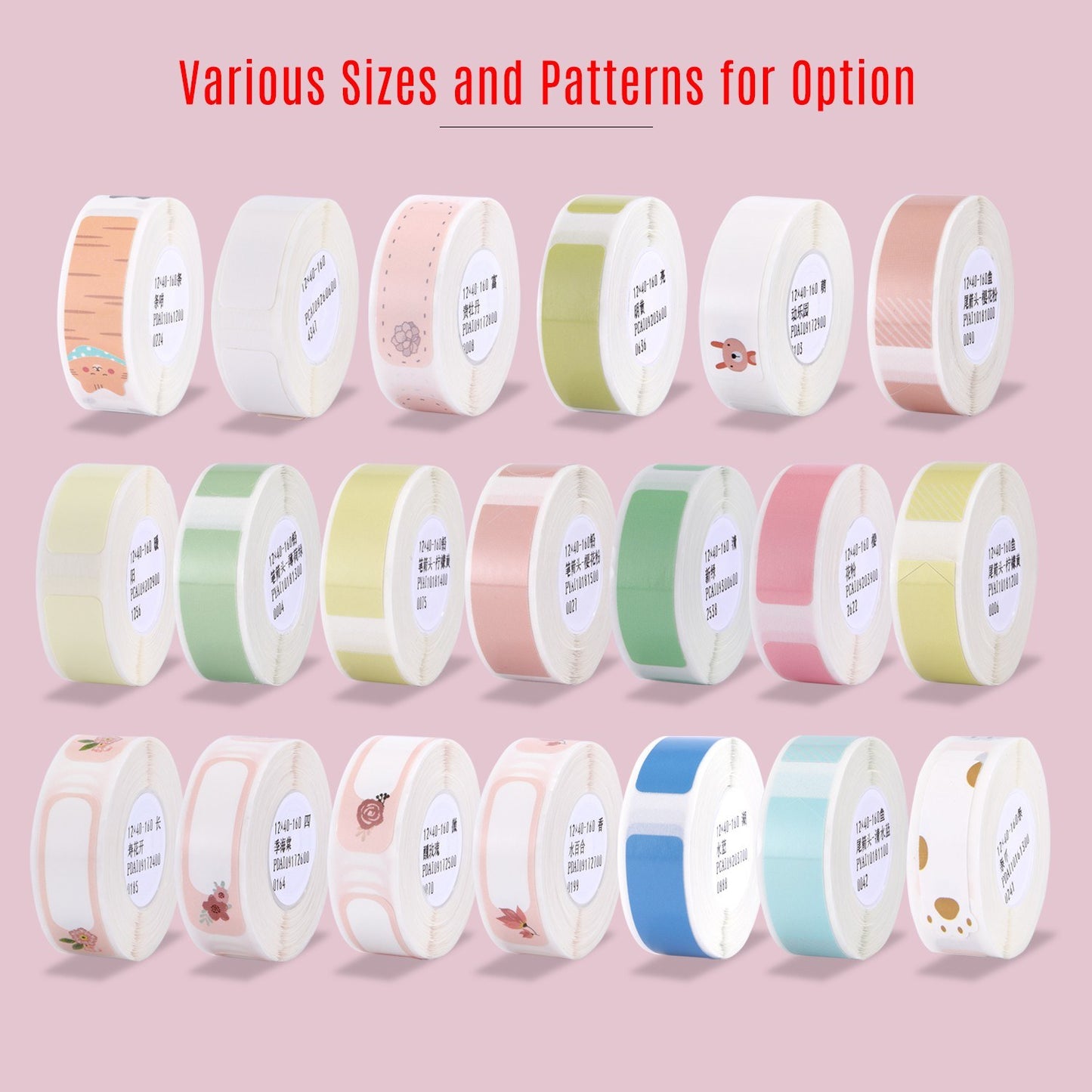 160Pcs/Roll For Home Organizer Supermarket Study Waterproof Thermal Printing Blank Labels