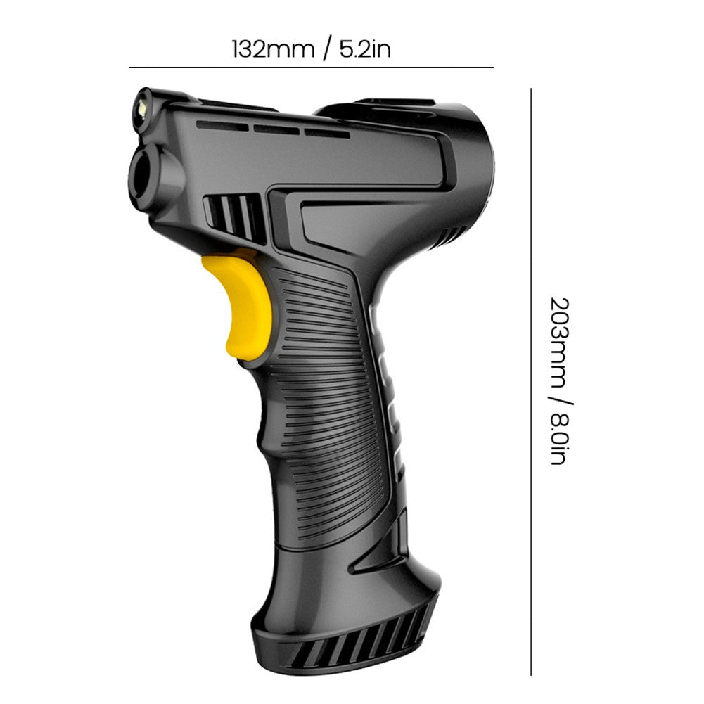 120W Wireless Car Air Compressor Handheld Tire Inflator USB Rechargeable Digital Display Inflatable Pump Pressure Gauge