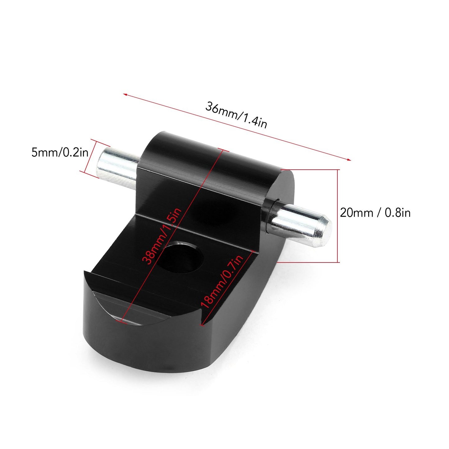 Upgraded Folding Hook Lock Buckle Front Aluminum Alloy Folding Hook Lock for Xiaomi M365 Electric Scooter