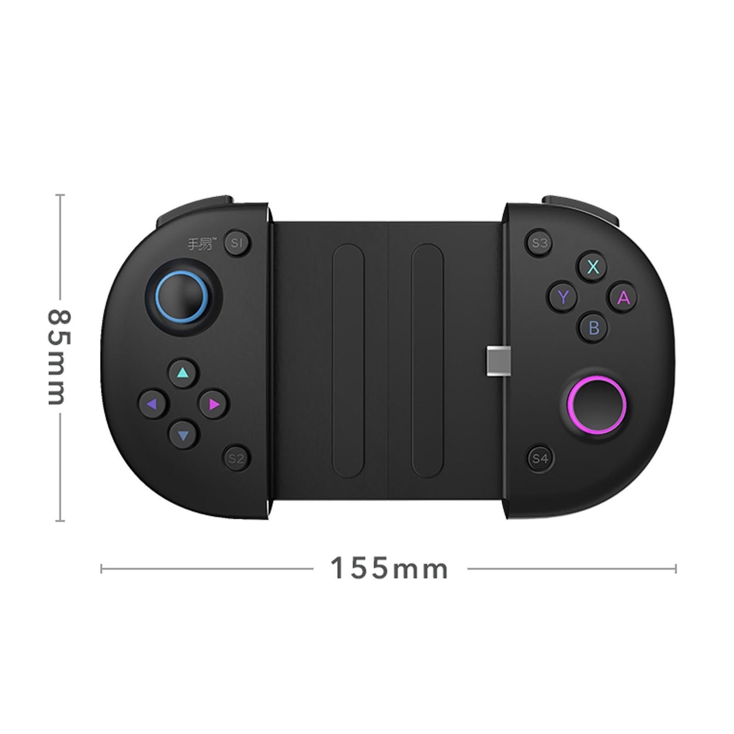SHOUYI N1 Mobile Game Controller for Android Phones with Type-C Port Clickable Gamepad for Cloud Gaming