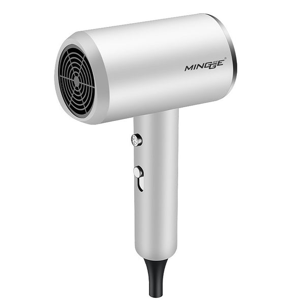 MINGGE Portable Electric Hair Drier 1200W Home Hair Blower Hot Cold Wind 3 Speeds Adjustable with Concentrator Nozzle Hair Styling Tool