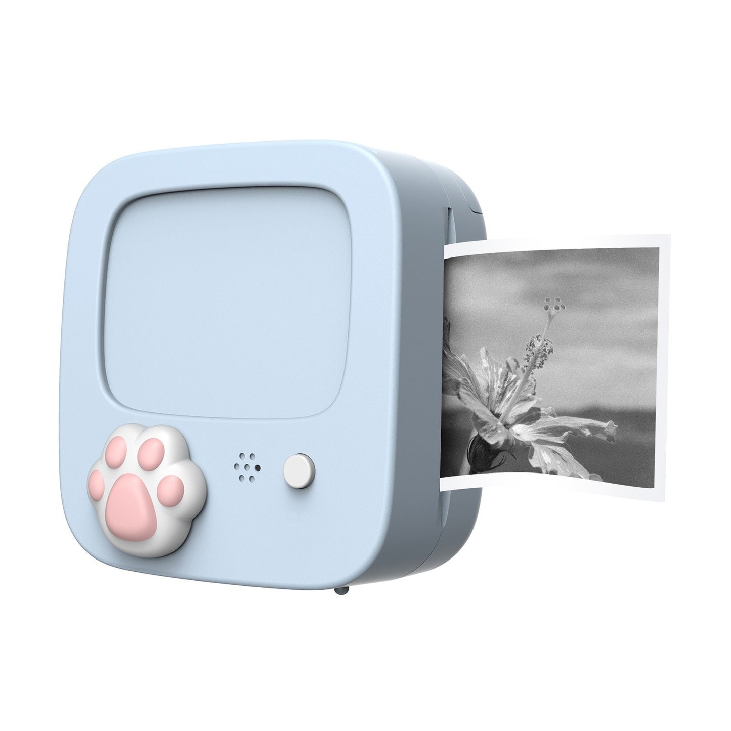Portable Thermal Printing Mini Pocket Photo Printing Machine 203DPI Wireless Bluetooth Connection for Picture Lable DIY Handcraft List Meno Notes Journal Receipt Paper Instant Printer Sticker Study Work Office