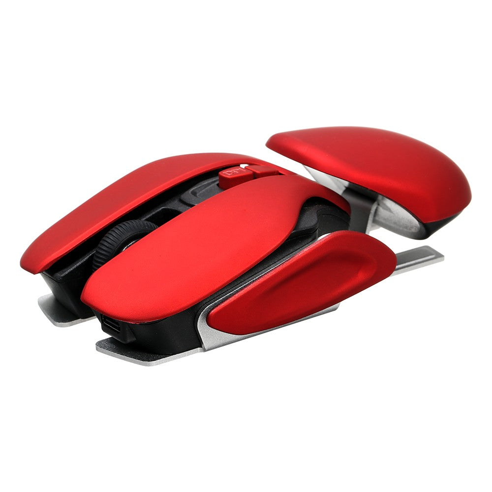 2.4G Wireless Mouse USB Rechargeable Ergonomic PC Laptop Mouse 10m Transmission Distance 3-level Adjustable DPI