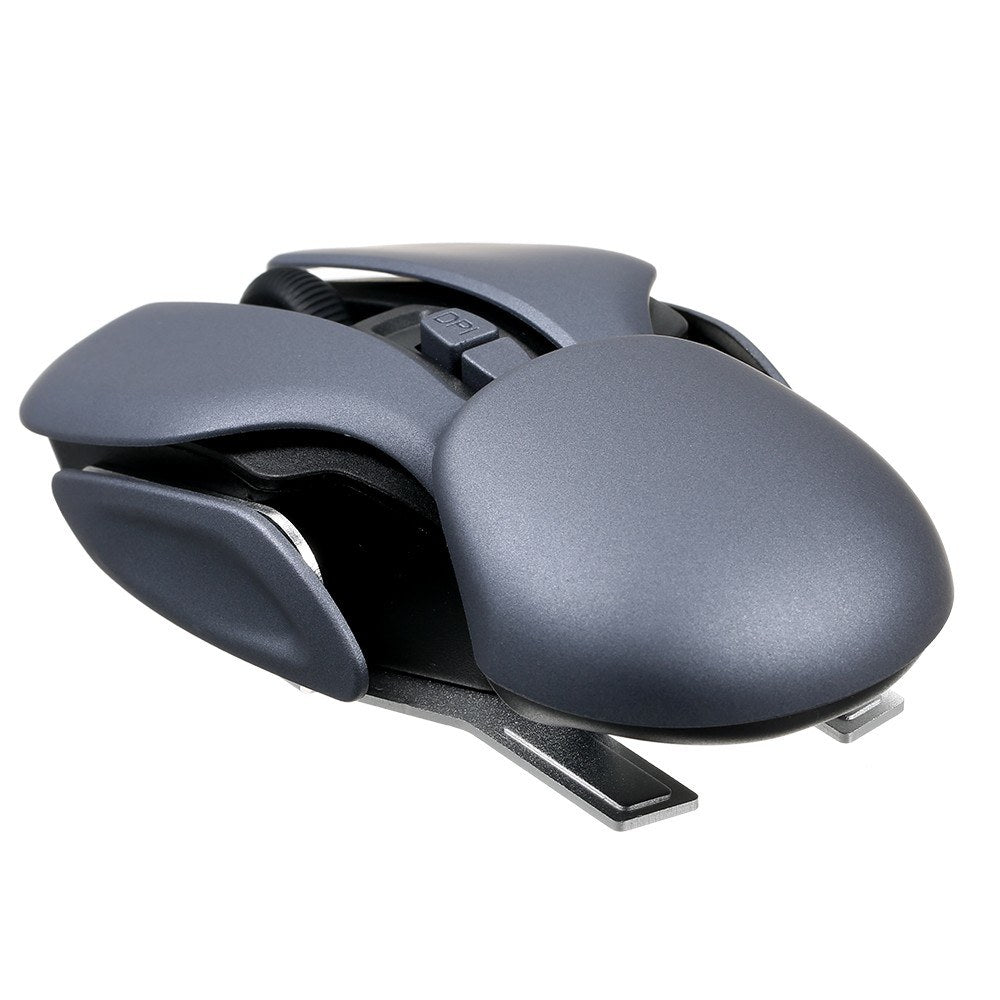 2.4G Wireless Mouse USB Rechargeable Ergonomic PC Laptop Mouse 10m Transmission Distance 3-level Adjustable DPI