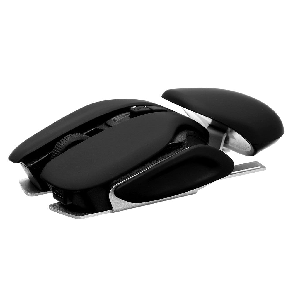 2.4G Wireless Mouse USB Rechargeable Ergonomic PC Laptop Mouse 10m Transmission Distance 3-level Adjustable DPI