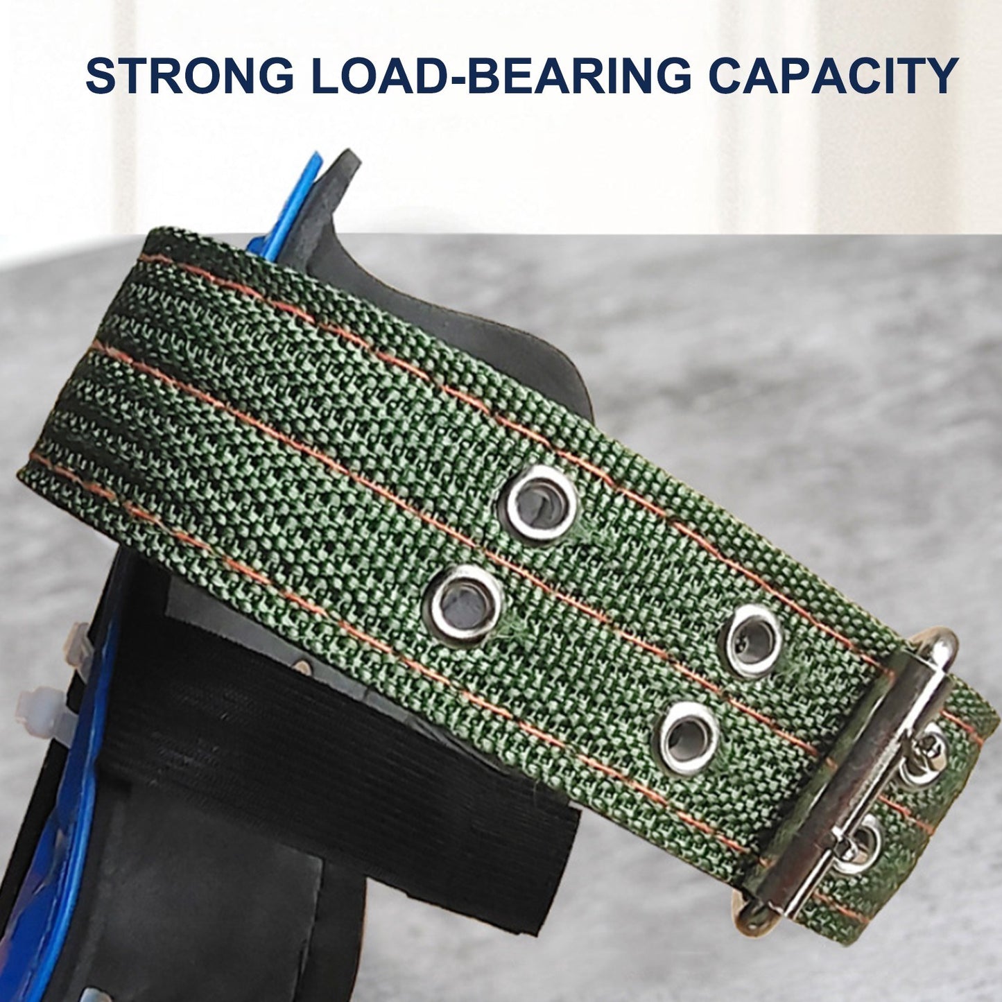 1 Pair Tree Climbing Spikes Adjustable Safety Belt Straps Rope Stainless Steel Picking Fruit Tree Climbing Shoes Tool