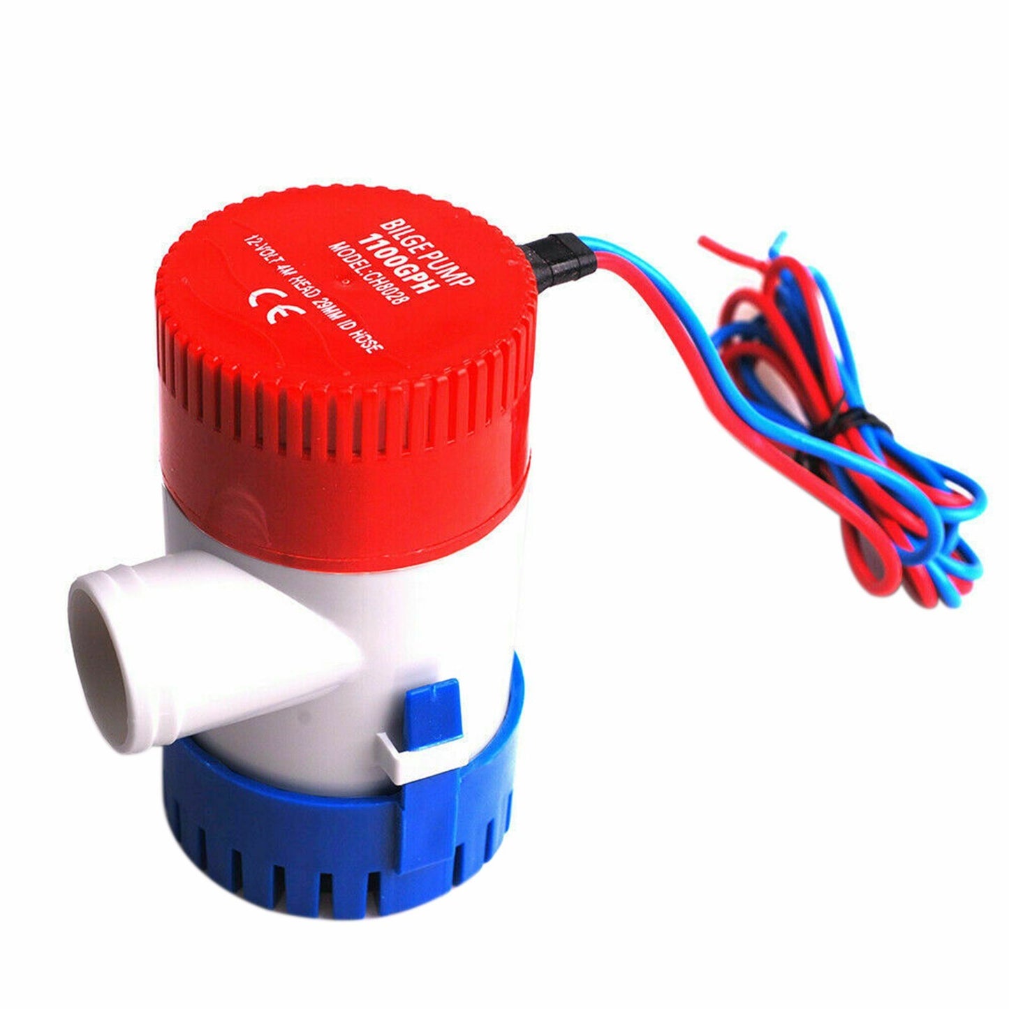 1100GPH 12V Electric Marine Submersible Bilge Pump Boat Yacht High Efficiency Low Noise Bilge Water Excluding Device