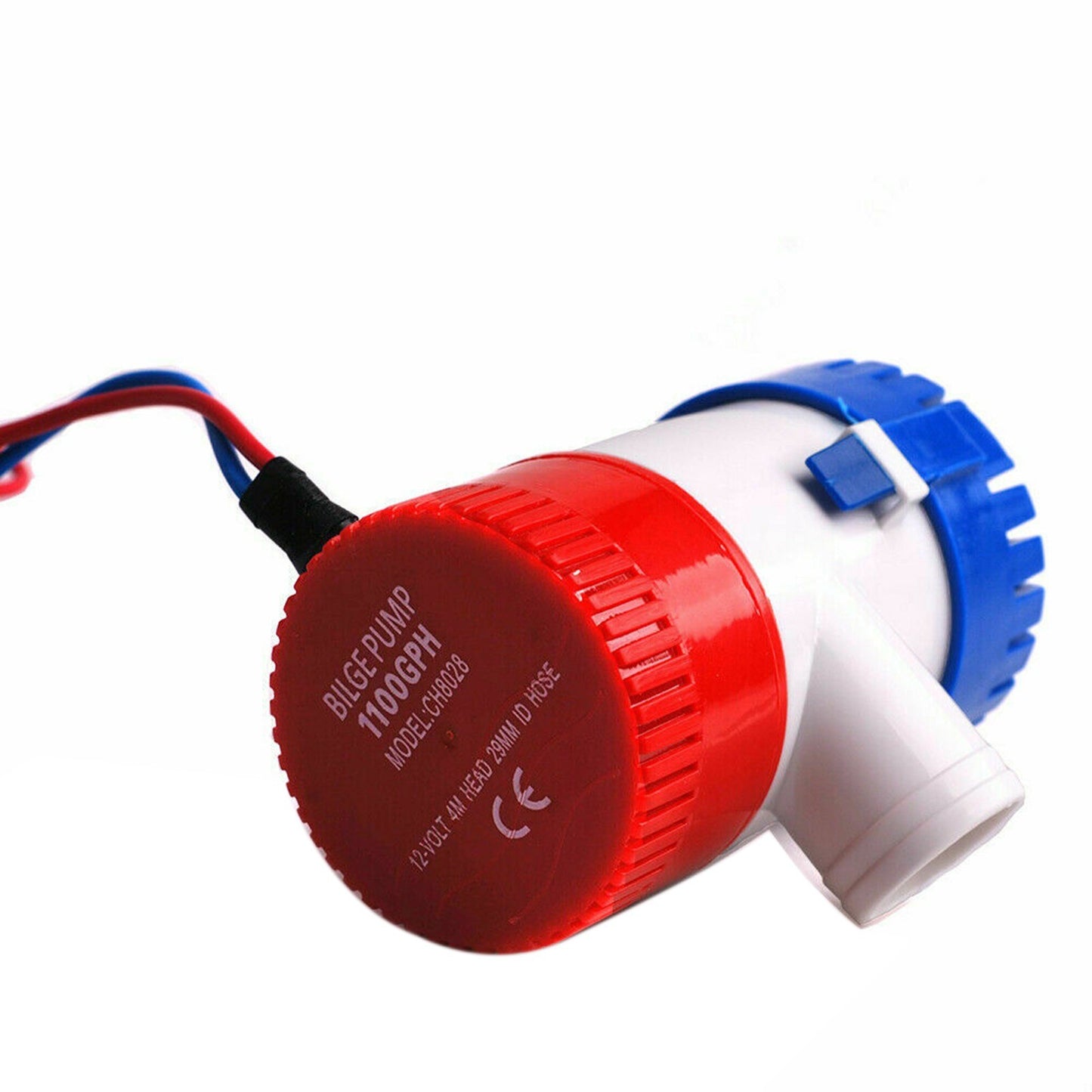 1100GPH 12V Electric Marine Submersible Bilge Pump Boat Yacht High Efficiency Low Noise Bilge Water Excluding Device