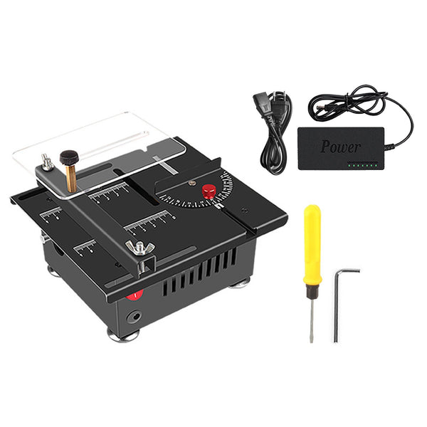 Table Saw Cutting Set 100W Mini Table Saw with 16mm Cutting Depth and Blade Flexible Shaft