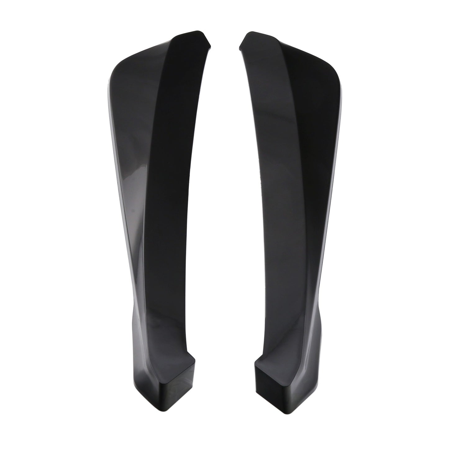2Pcs Rear Bumper Lip Wrap Angle Splitter Diffuser Canard Aprons Body Side Skirt Rocker Winglet Wings