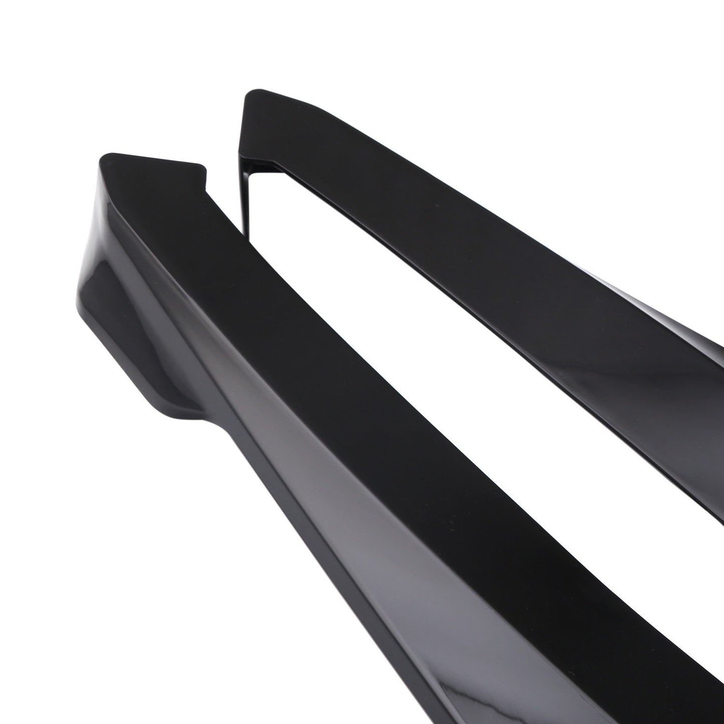 2Pcs Rear Bumper Lip Wrap Angle Splitter Diffuser Canard Aprons Body Side Skirt Rocker Winglet Wings