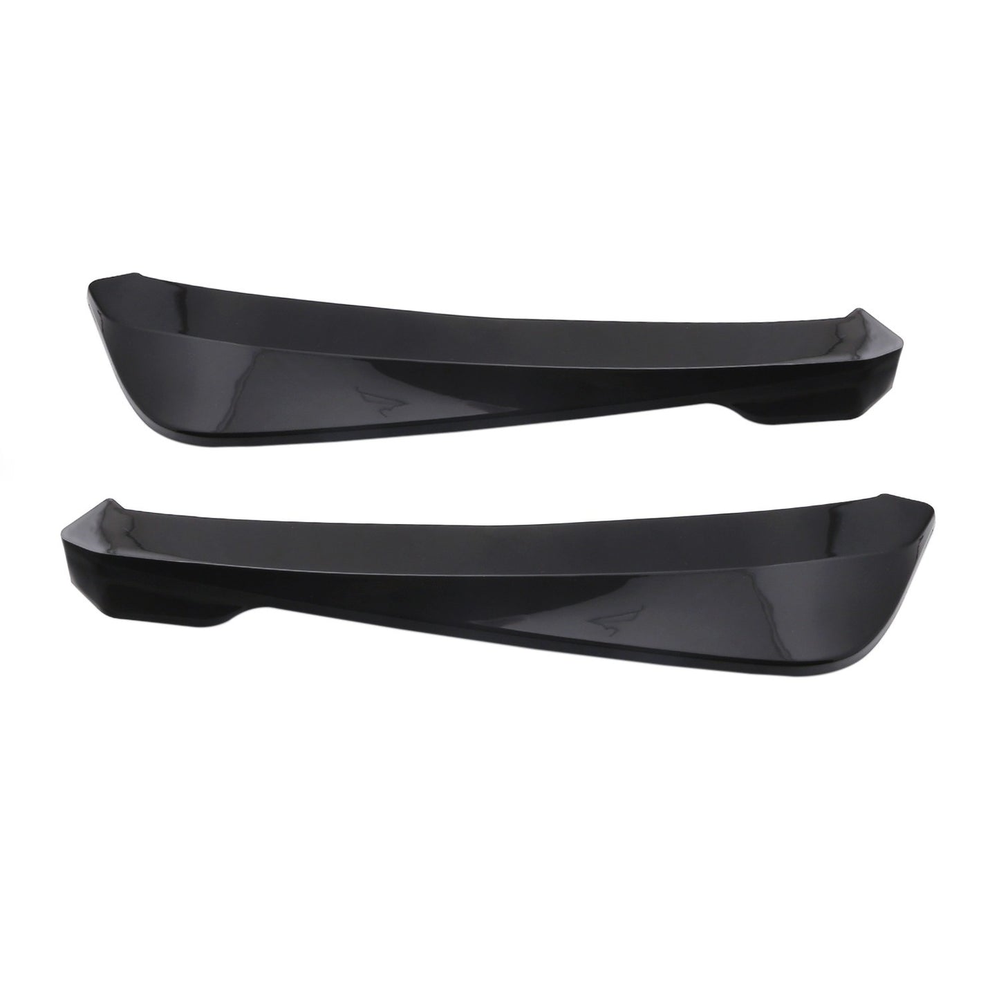 2Pcs Rear Bumper Lip Wrap Angle Splitter Diffuser Canard Aprons Body Side Skirt Rocker Winglet Wings