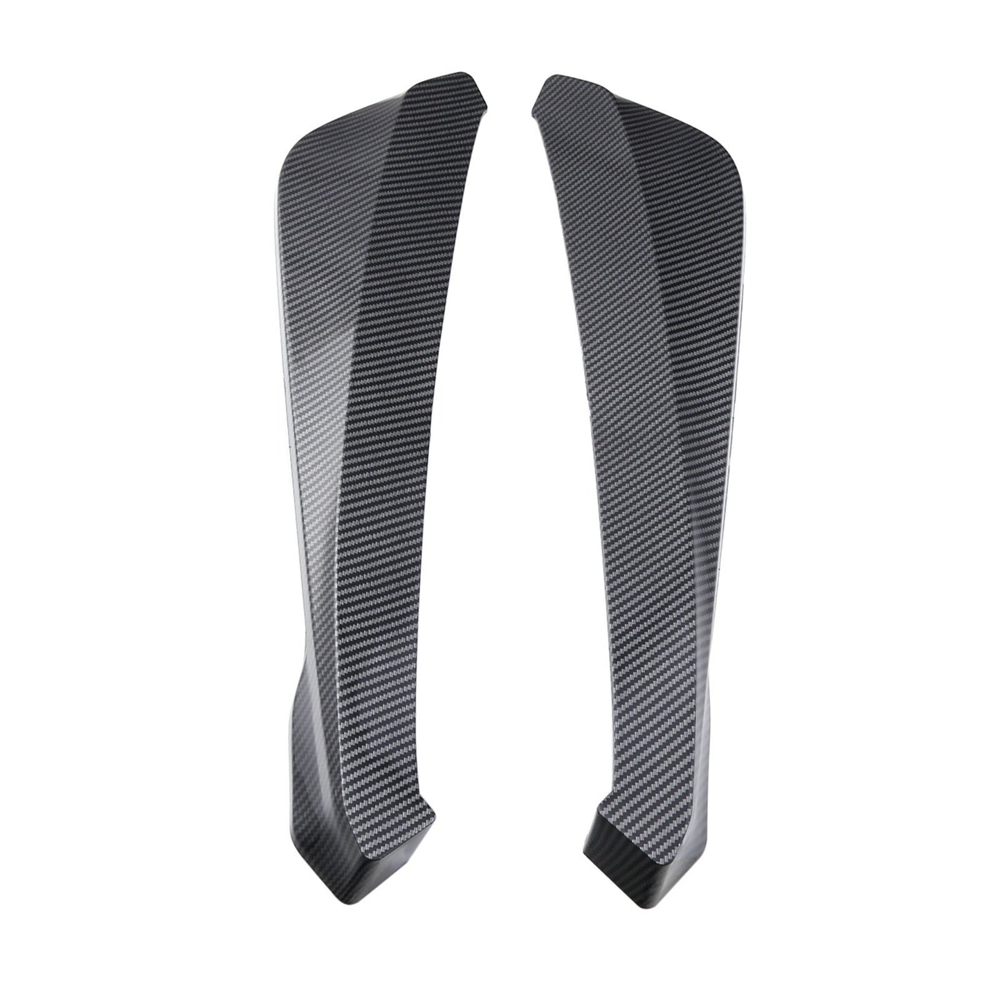 2Pcs Rear Bumper Lip Wrap Angle Splitter Diffuser Canard Aprons Body Side Skirt Rocker Winglet Wings