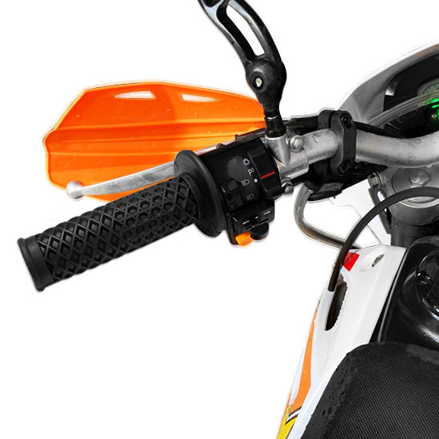 2Pcs/Pack Universal 22/24mm Motorcycle Handle TPU Handlebar Grips Mushroom Grips for CG125 Motorcycle Handlebar Cover