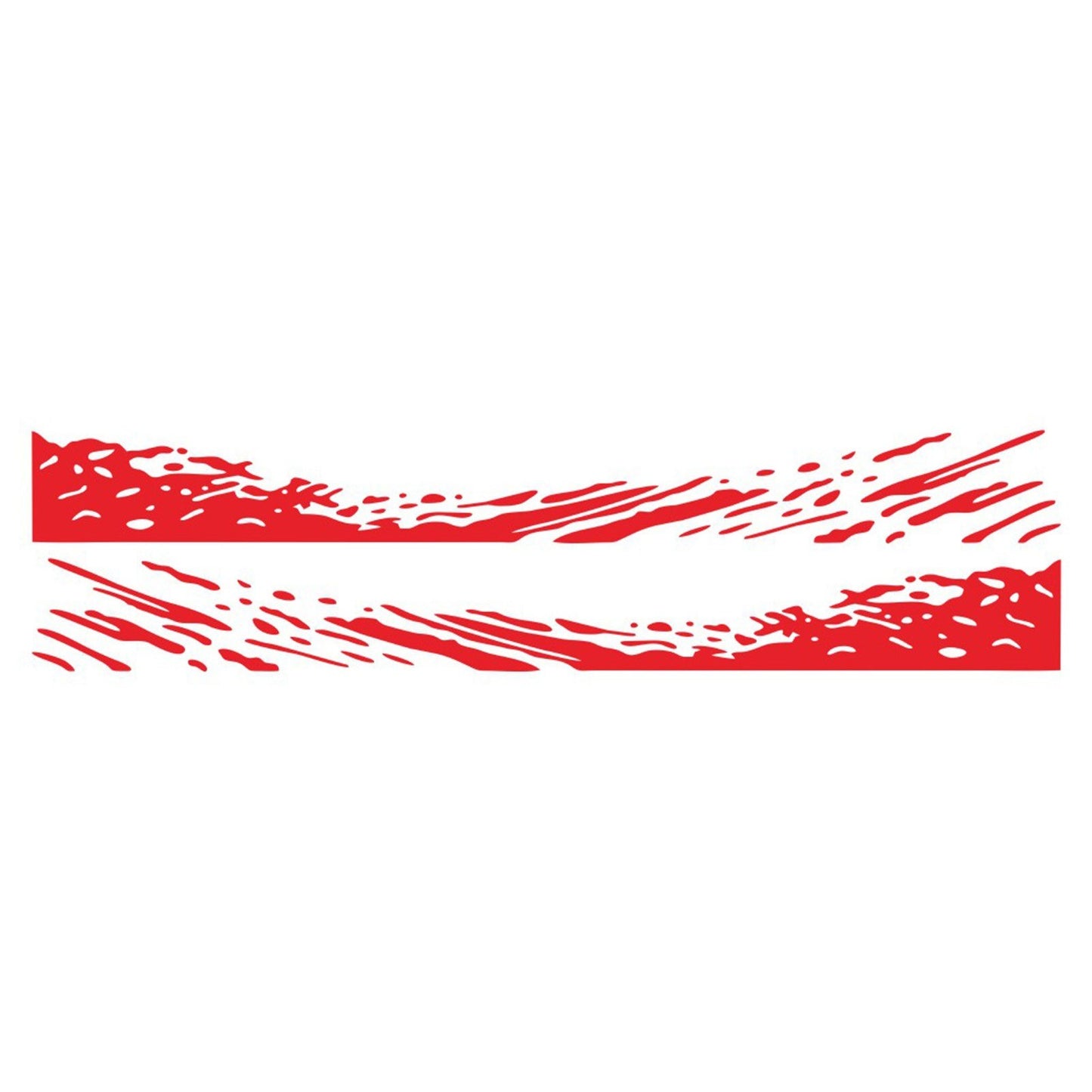 2Pcs Waves Design Truck Car Decoration Stickers Pickup SUV Car Body Door Vinyl Decal Stickers