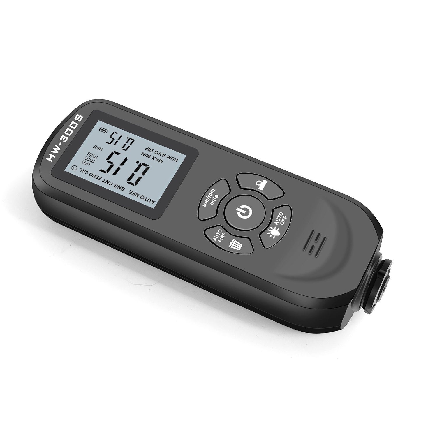 HW-300S Car Paint Tester Coating Thickness Car Painting Depth Gauge with Digital LCD Backlight Display Measuring Paint Depth
