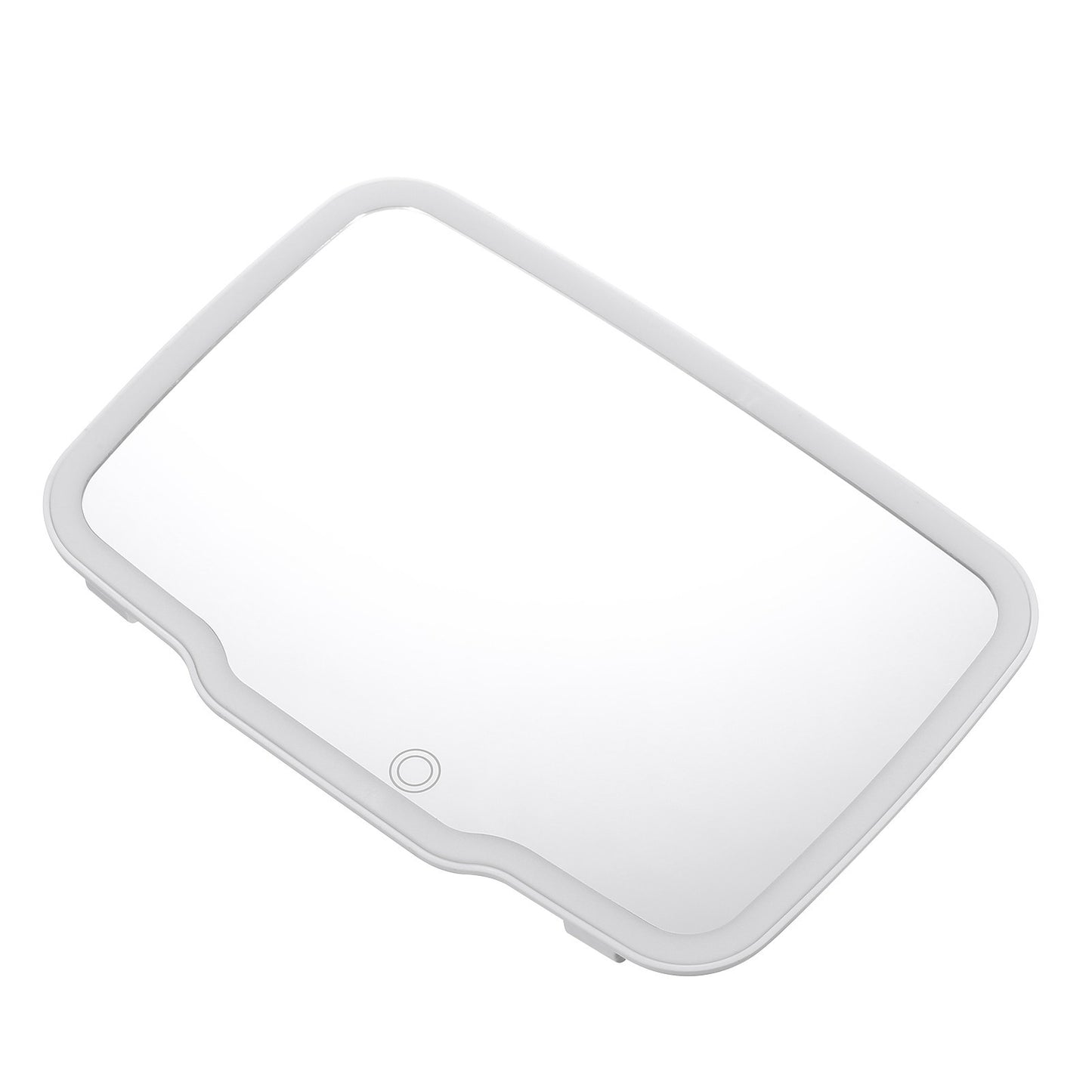 Car Sun Visor Vanity Mirror Rechargeable Makeup Mirror Dimmable Rear View Sun-Shading Cosmetic Mirror