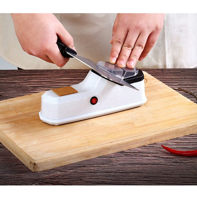 Electric Knife Sharpener Professional USB Powered Sharpening System for Metal Kitchen Chefs Cooks Knives
