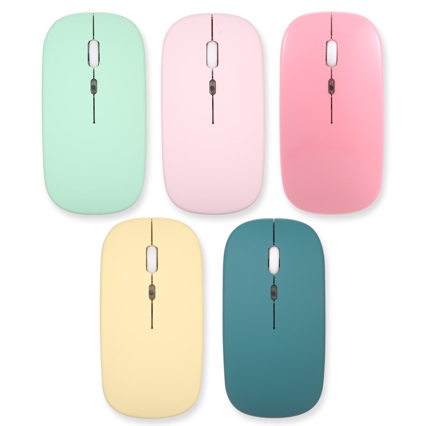 2.4G+BT3.0 Wireless Dual-mode Mouse 3 Level Adjustable DPI Mute Office Mouse with Built-in Rechargeable Battery