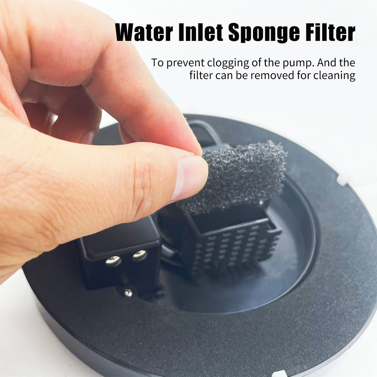 1.5W Solar Fountain Pump Anti-collision Bar Free Standing Water Pump Floating Fountain with 6 Nozzles Filter